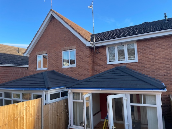 Tiled conservatory roof fitted in Northamptonshire