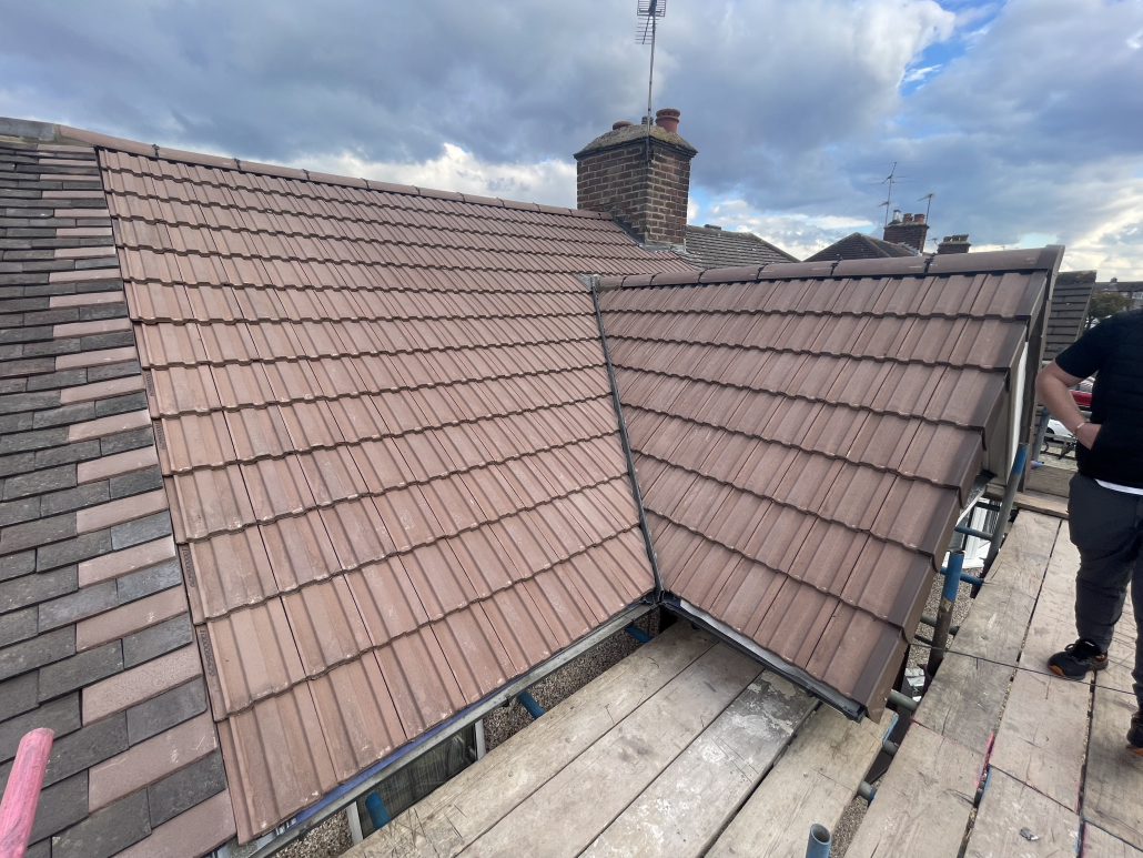 New pitched roof installation by Newstone Roofers
