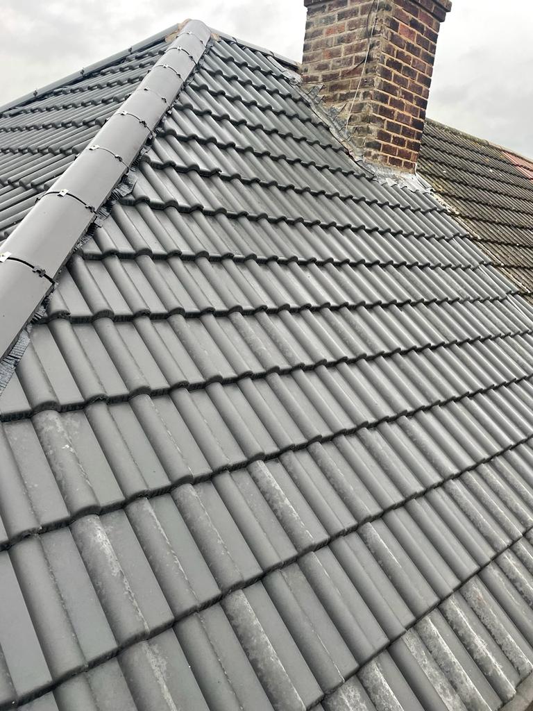 New pitched roof installation by Newstone Roofers